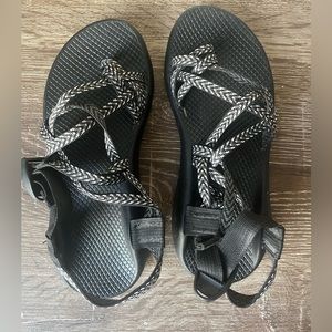 Black and White Chacos